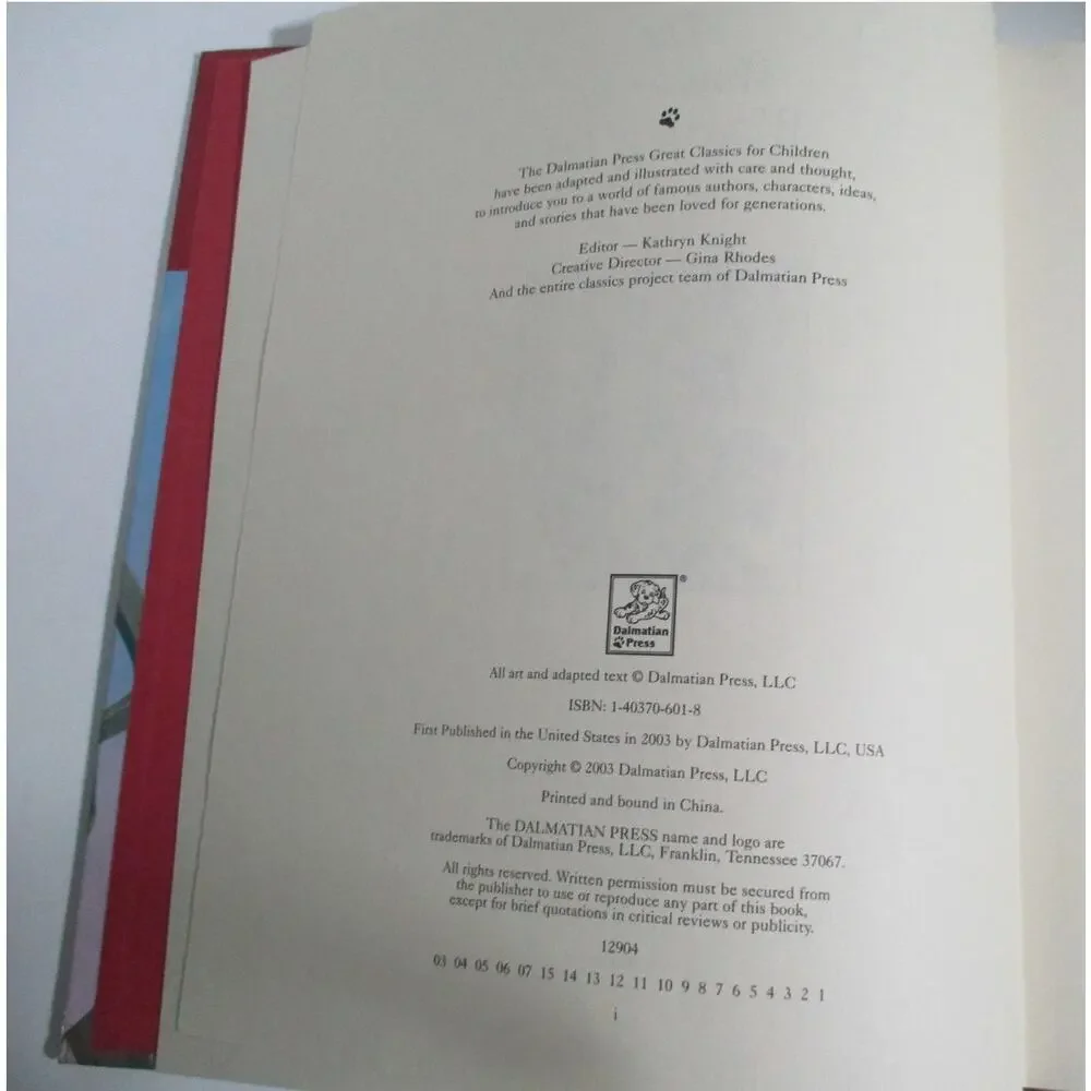 The Wonderful Wizard Of Oz L. Frank Baum Hardcover 2003